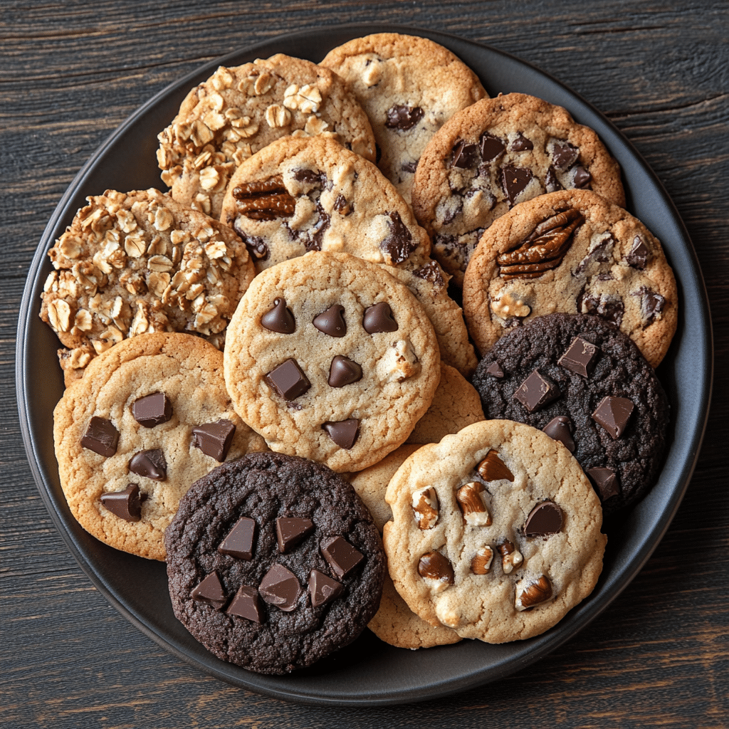 Ingredients for making cookies without brown sugar on a kitchen counter.