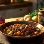 Rustic Canned Deer Meat Stew With Fresh Ingredients 150x150 1