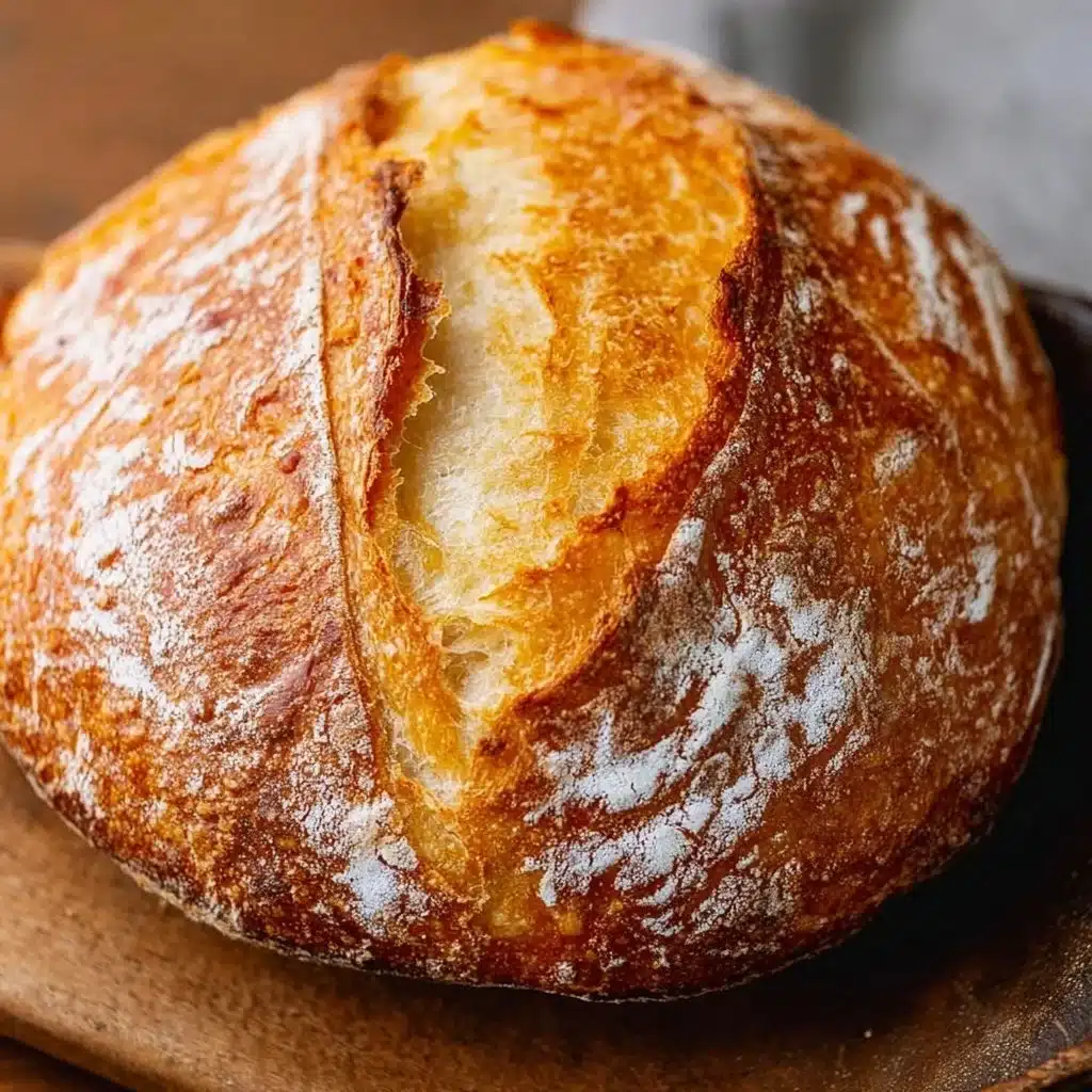 Homemade air fryer bread with a golden crust and soft interior