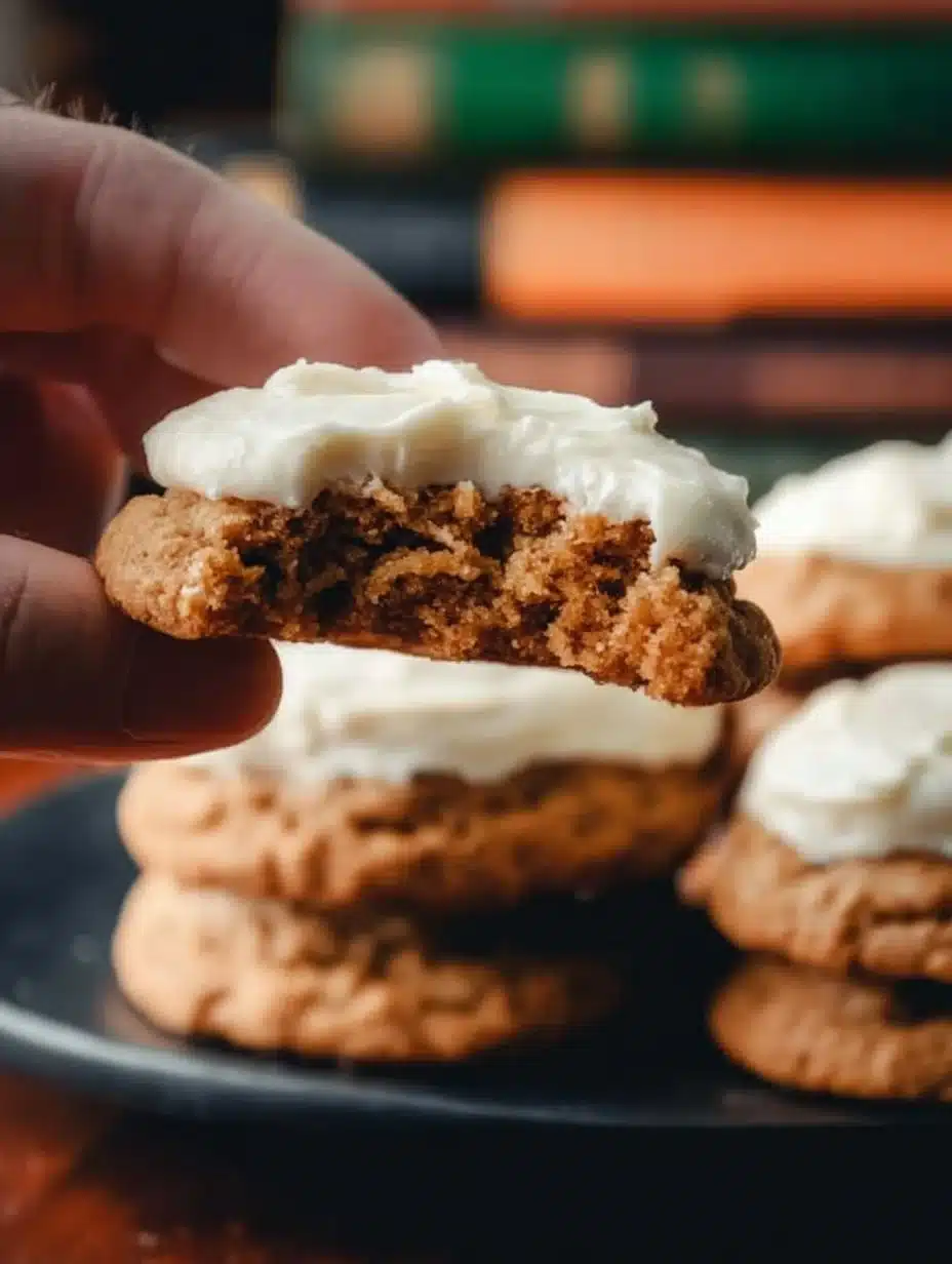 Butterbeer Cookies fresh from the oven, golden brown and delicious.