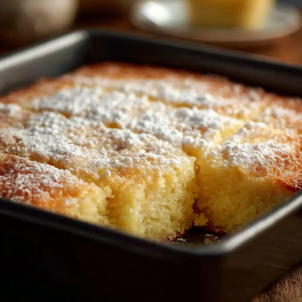 Delicious slice of French butter cake on a plate with fresh berries.