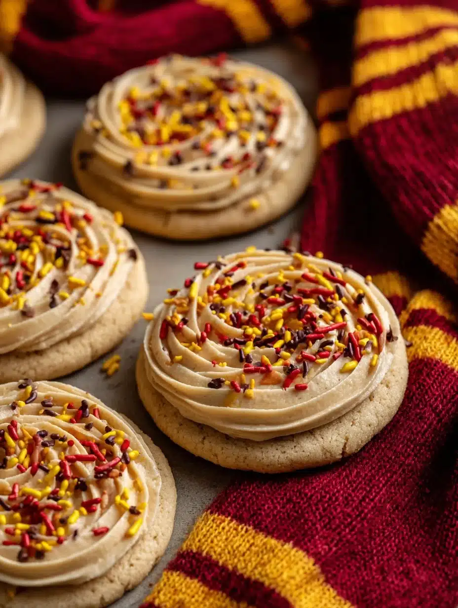Delicious Harry Potter Butterbeer Cookies fresh from the oven