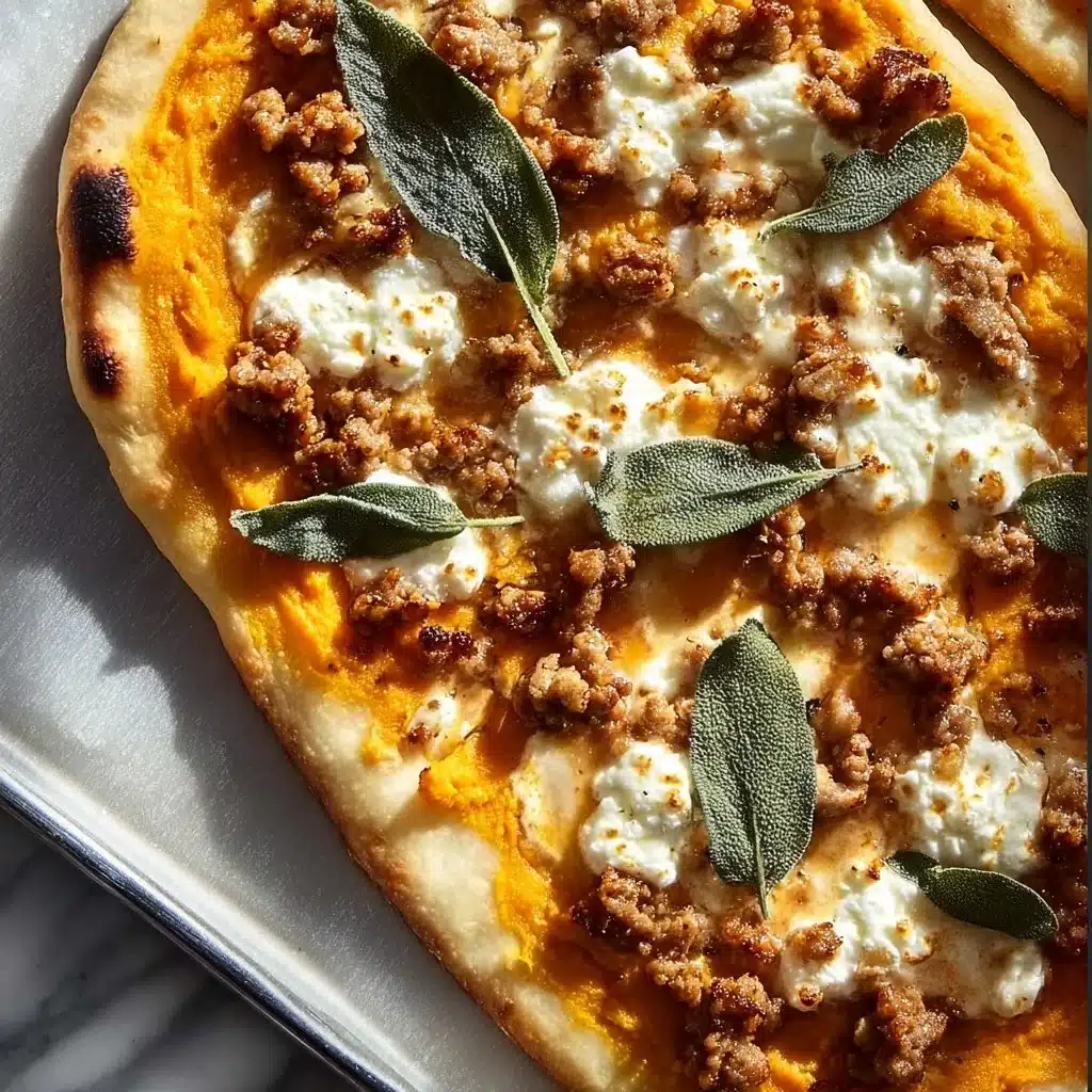 Delicious autumn naan pizzas topped with seasonal ingredients
