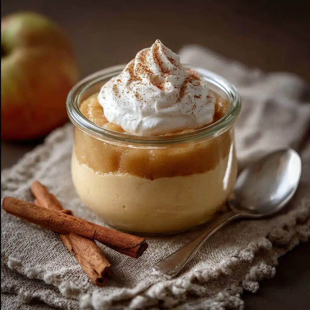 Cinnamon Cream with Applesauce - delicious and creamy dessert recipe