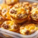 High-protein pancake sausage mini muffins for a nutritious breakfast option