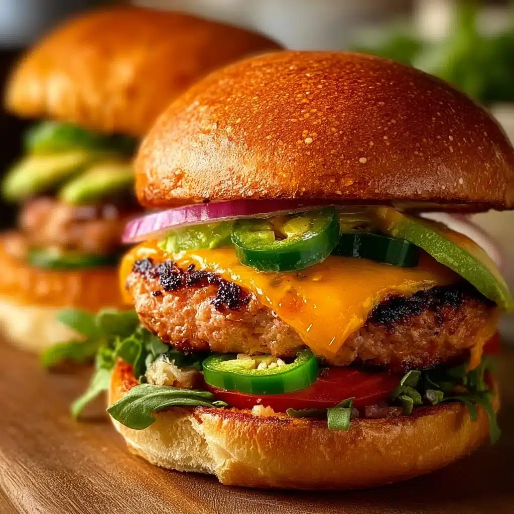 Delicious Southwest turkey burgers served with fresh toppings and spices