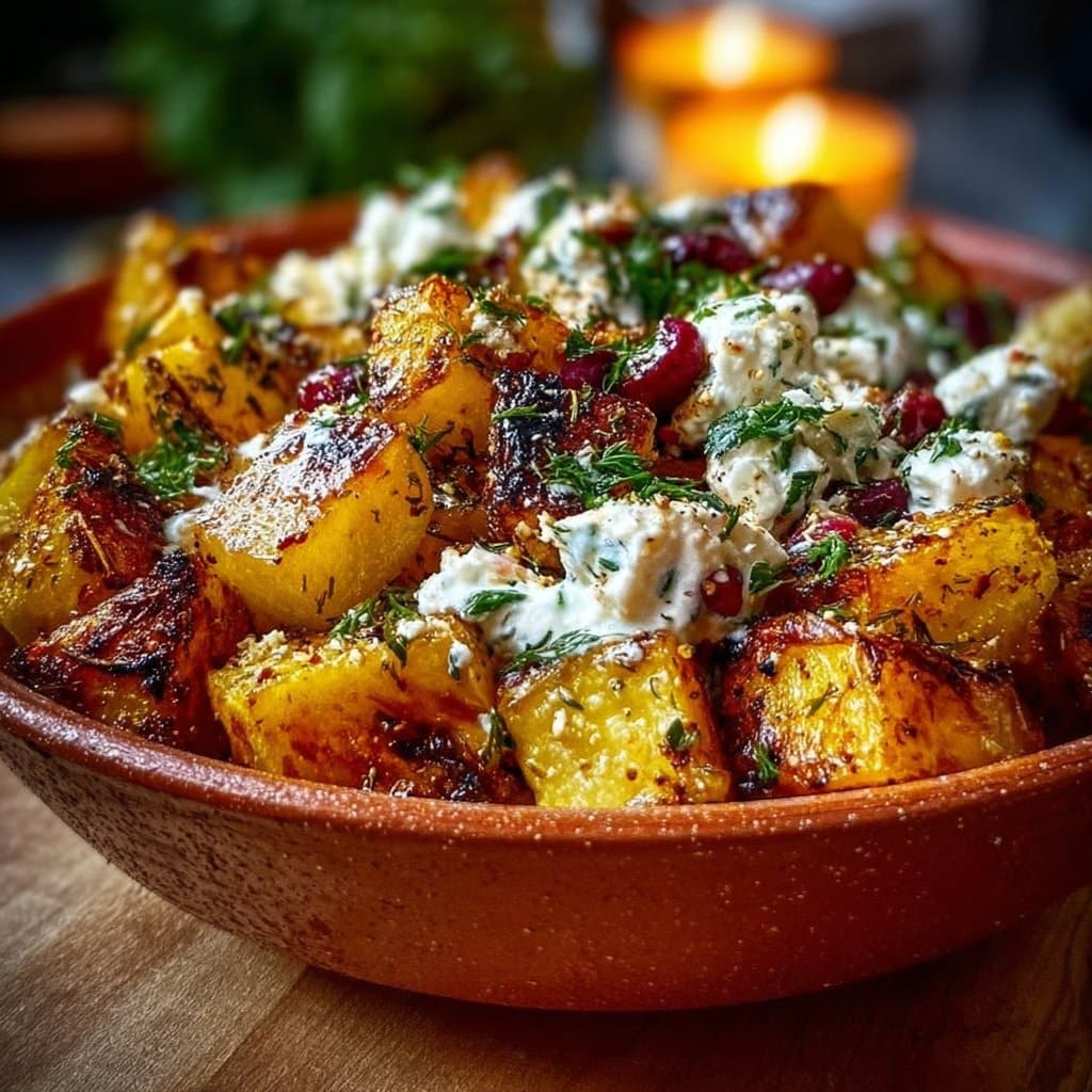 Mediterranean Roasted Potato & Tzatziki Bowl