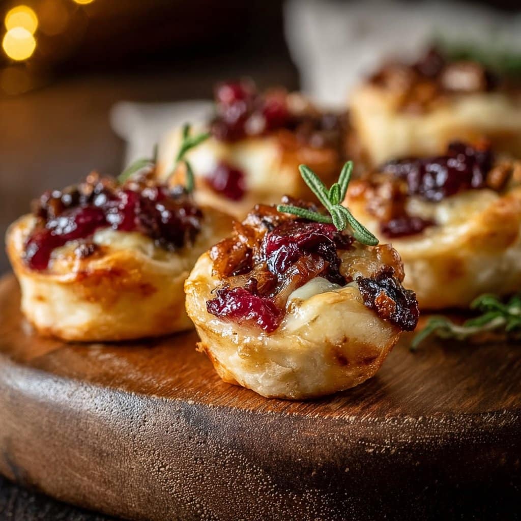 Cranberry Brie Bites