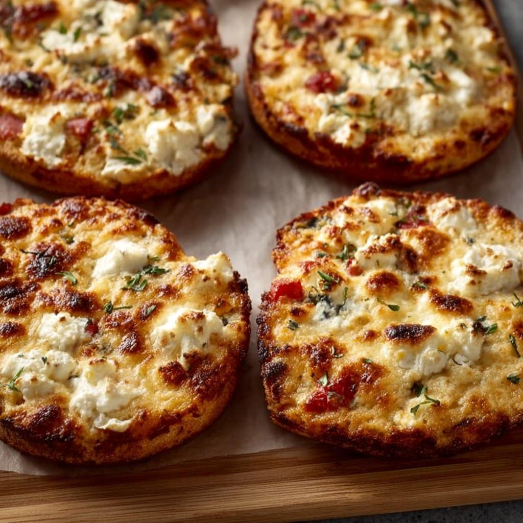 Cottage Cheese Pizza Snacks