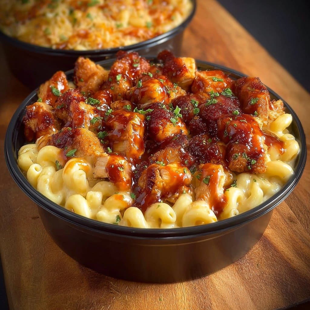 One-Pot Honey BBQ Chicken Mac and Cheese