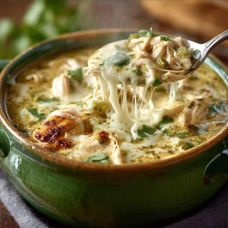 Crock Pot Green Enchilada Chicken Soup
