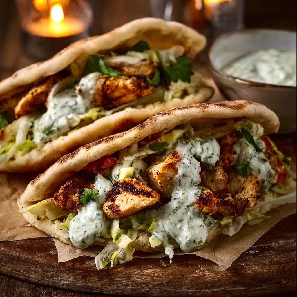 Sheet Pan Chicken Pitas with Herby Ranch
