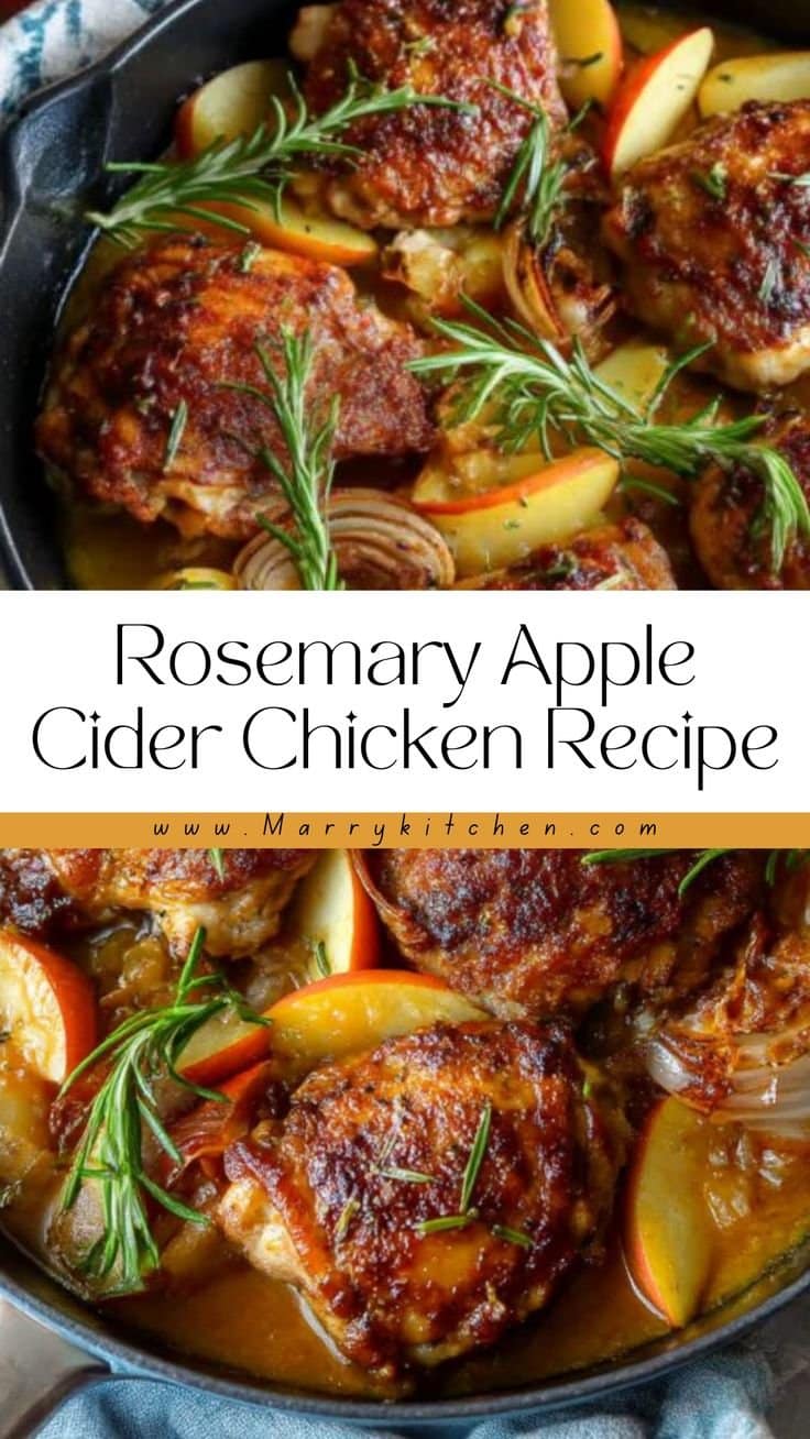 Rosemary Apple Cider Chicken Recipe
