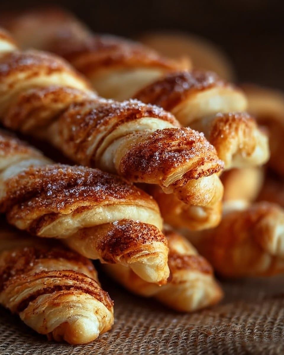 Flaky Crescent Roll Cinnamon Twists
