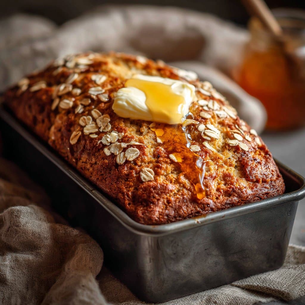 Irresistible Honey-Cinnamon Oatmeal Bread Recipe with Maple Butter