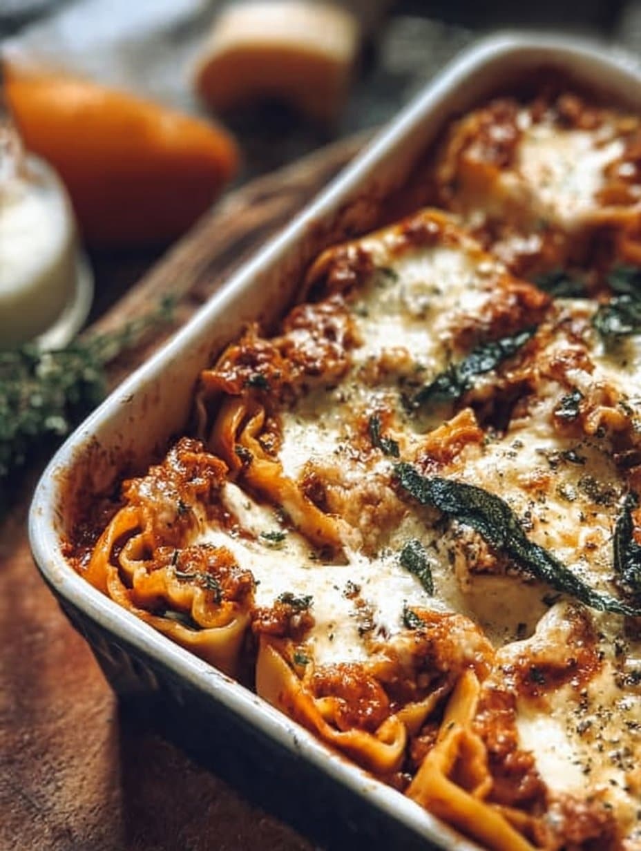 Pumpkin Lasagna Rollups: Cozy Vegan Comfort on Your Plate