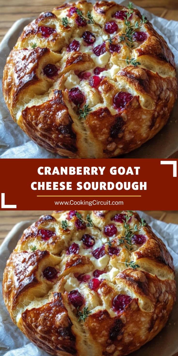 Cranberry Goat Cheese Sourdough
