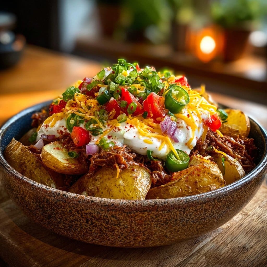 Loaded Potato Taco Bowl