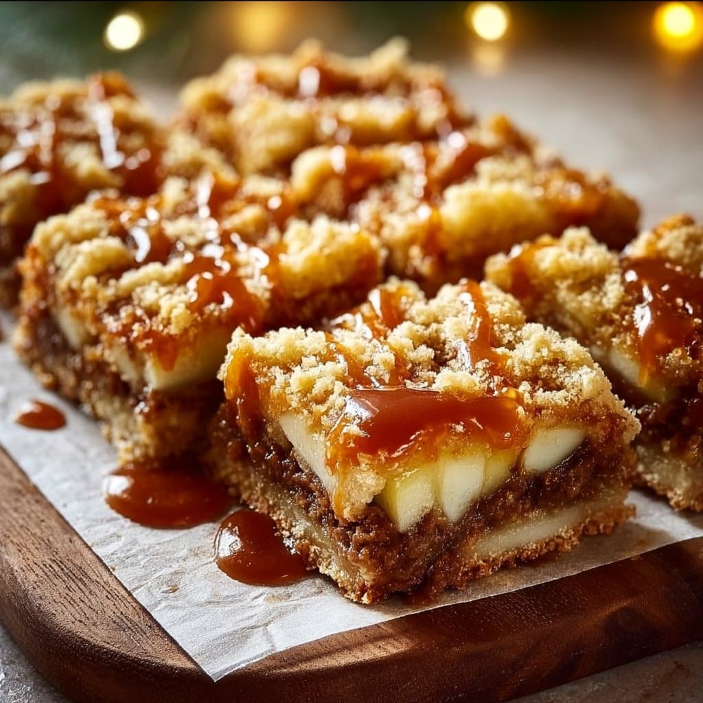 Caramel Apple Shepherd’s Pie Bars
