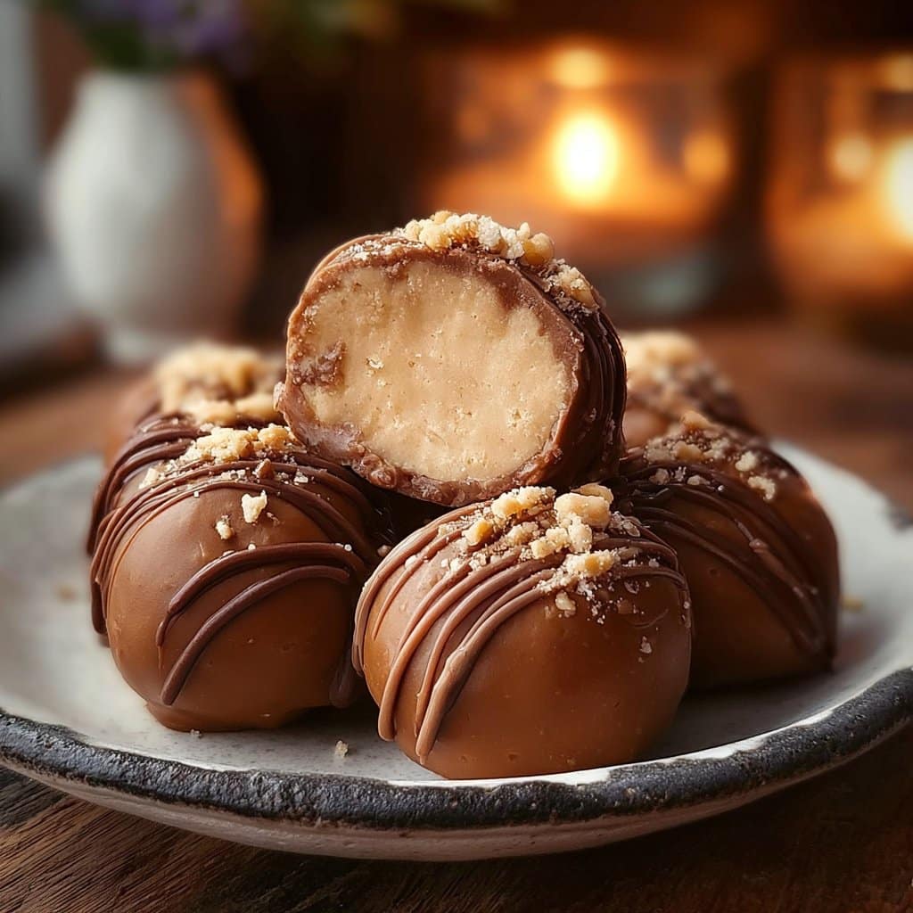 High Protein Frozen Peanut Butter Greek Yogurt Bites