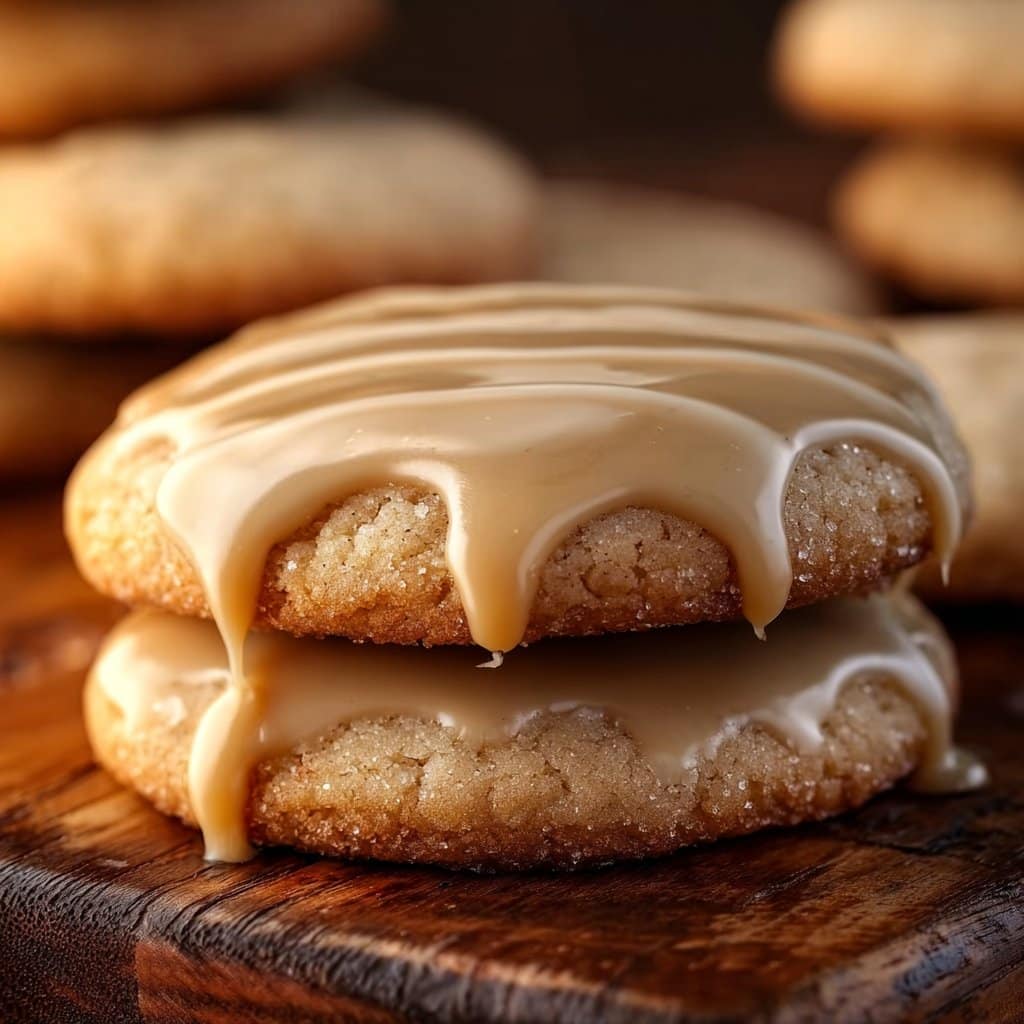 Maple Cookies with Brown Butter Icing