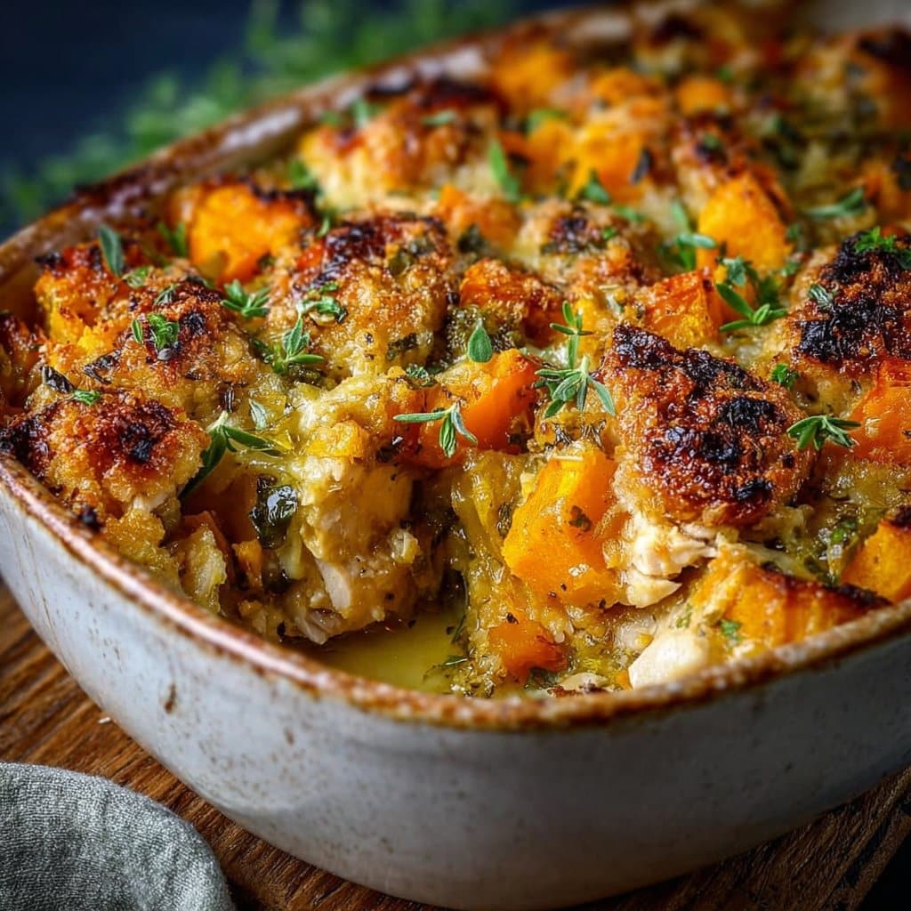Chicken Leek and Butternut Squash Bake – The Ultimate One-Pan Dinner
