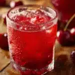 Sleepy Girl Mocktail in a glass with fresh fruits and herbs.