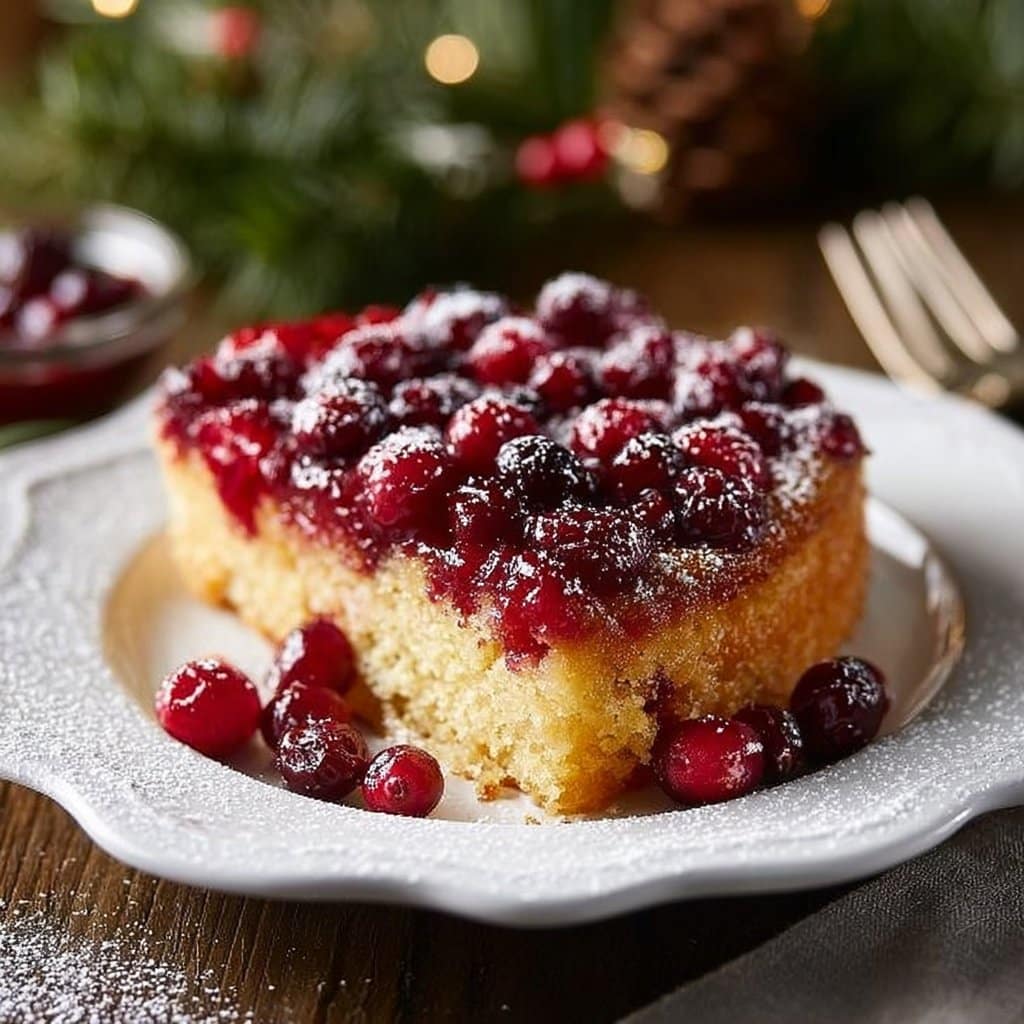 Cranberry Upside Down Cake