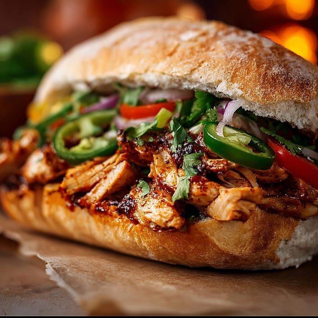 Chicken Torta Sandwich