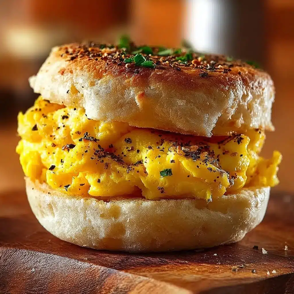 Delicious viral egg sandwich muffin perfect for breakfast