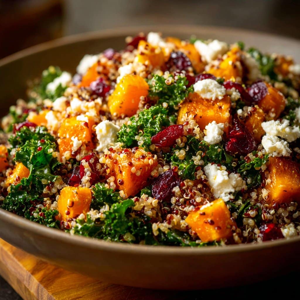 Healthy Roasted Butternut Squash and Quinoa