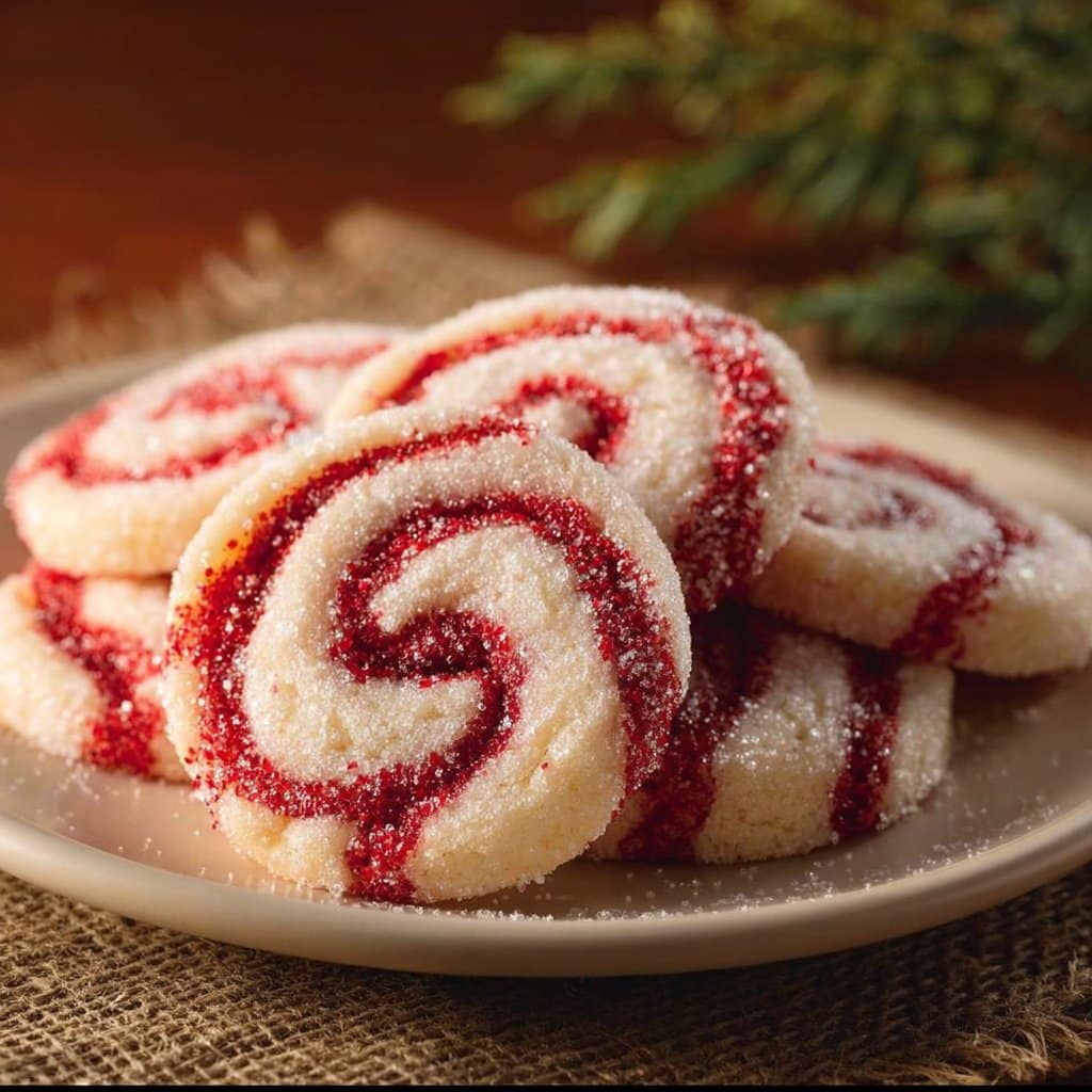 Peppermint Swirl Cookies