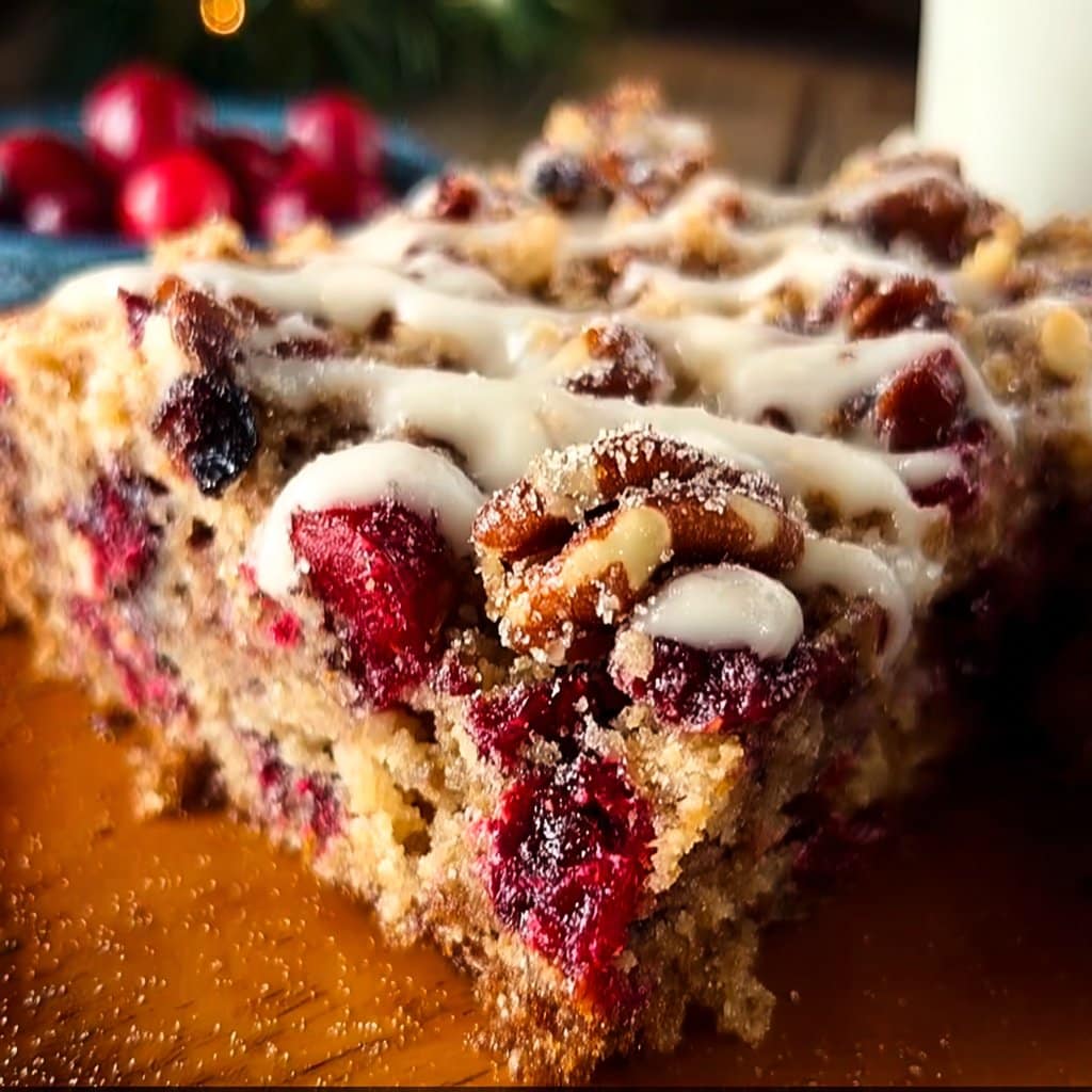 Christmas Cranberry Pecan Coffee Cake