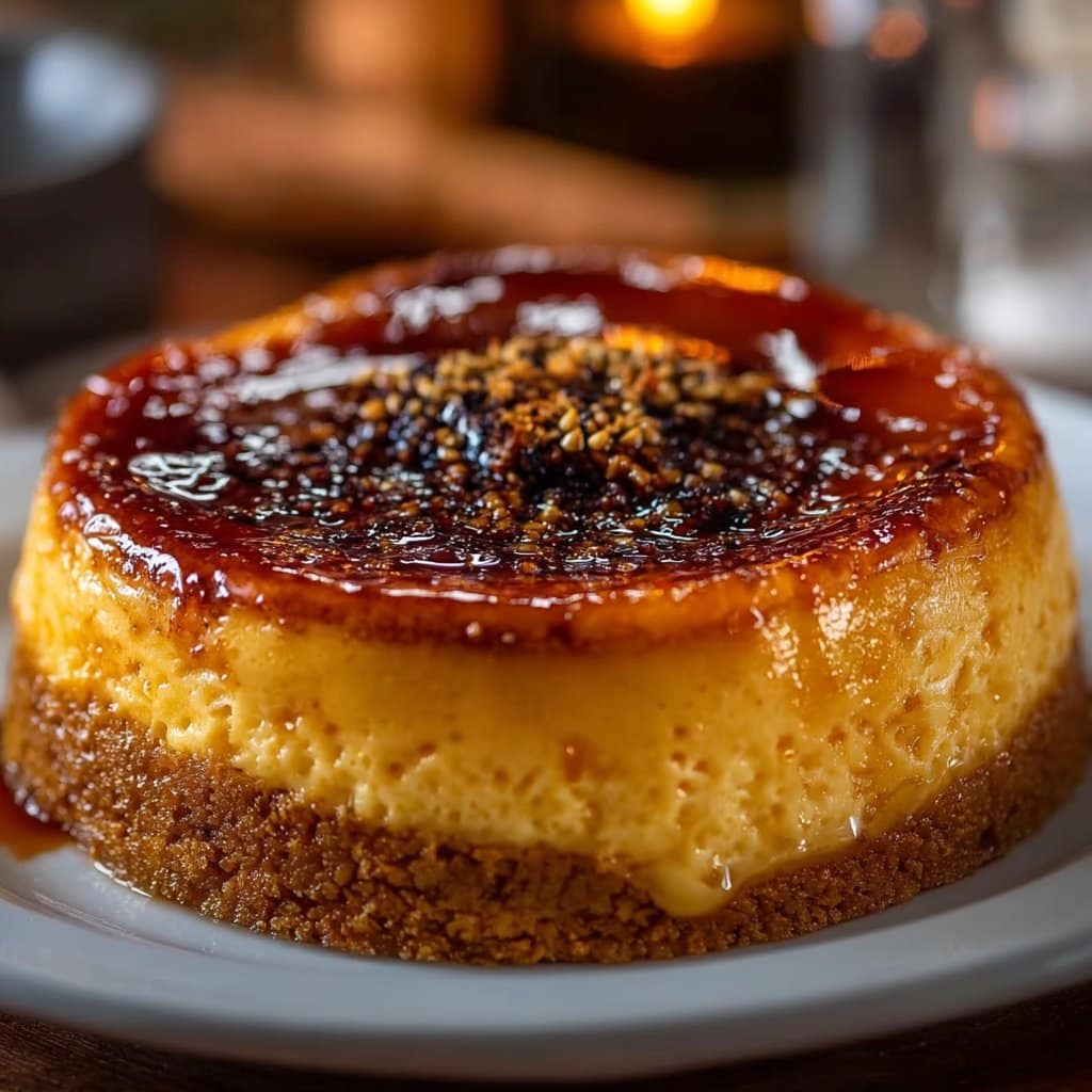 Pumpkin Brulee Cheesecake