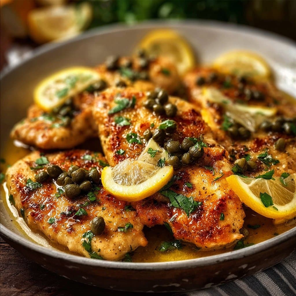 Chicken Piccata with Lemon & Capers