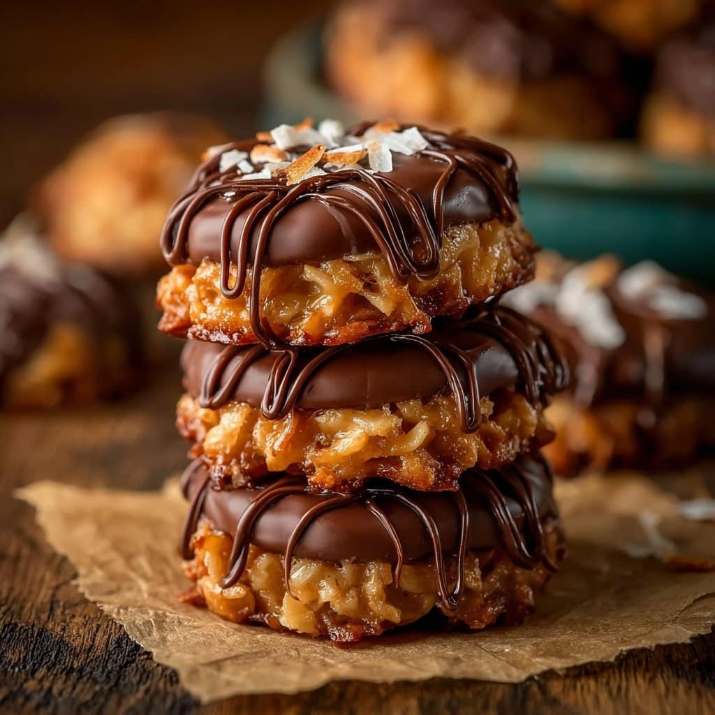 No-Bake Samoa Cookies