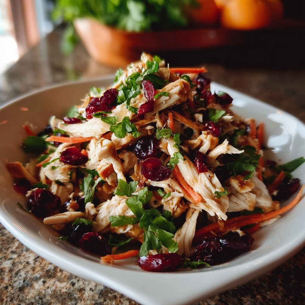 Asian Chicken Cranberry Salad