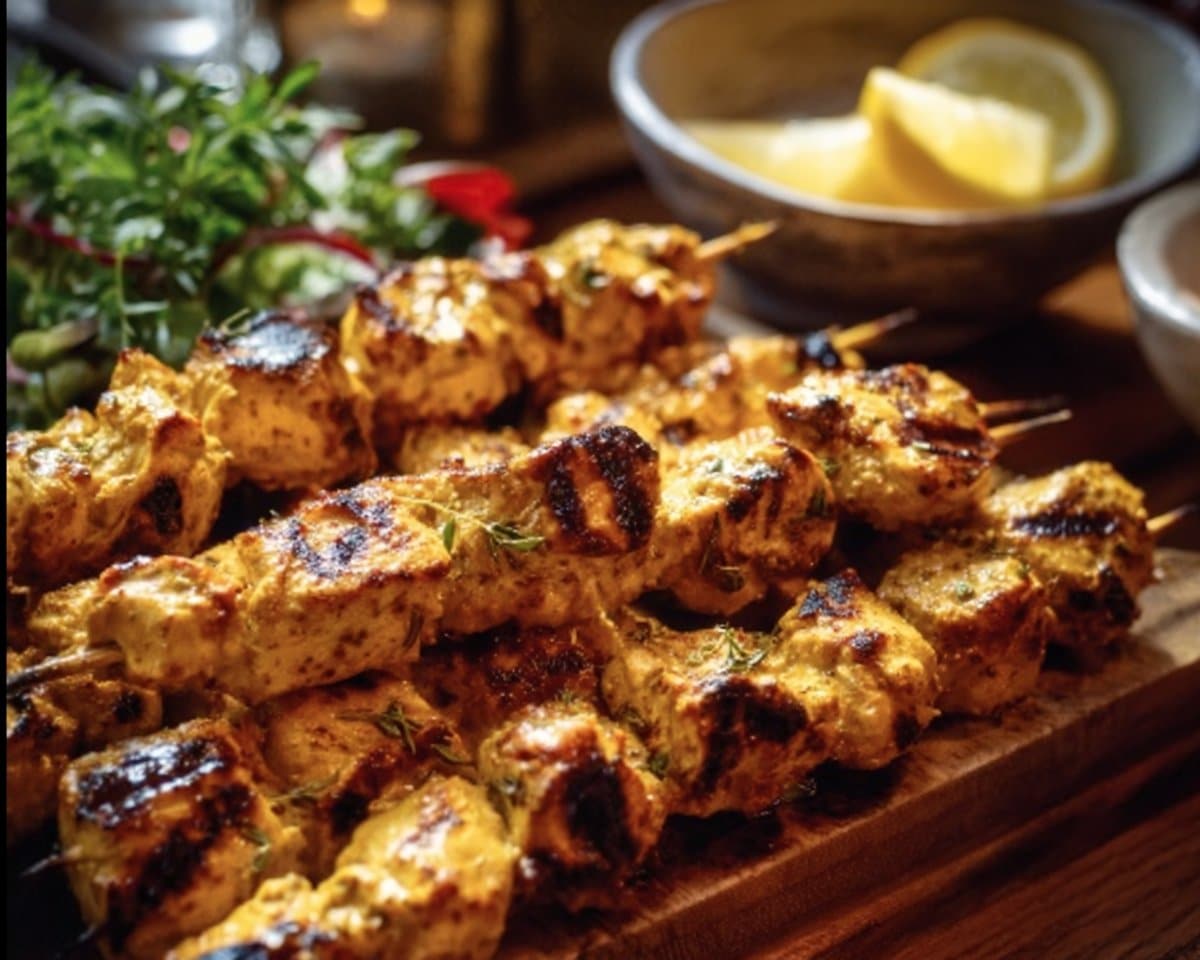 Grilled Cowboy Butter Chicken Skewers