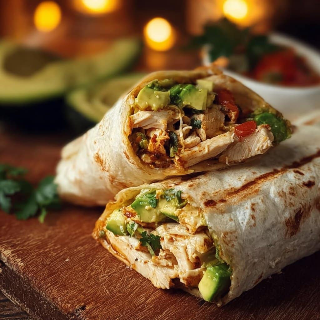 Chicken Avocado Wraps