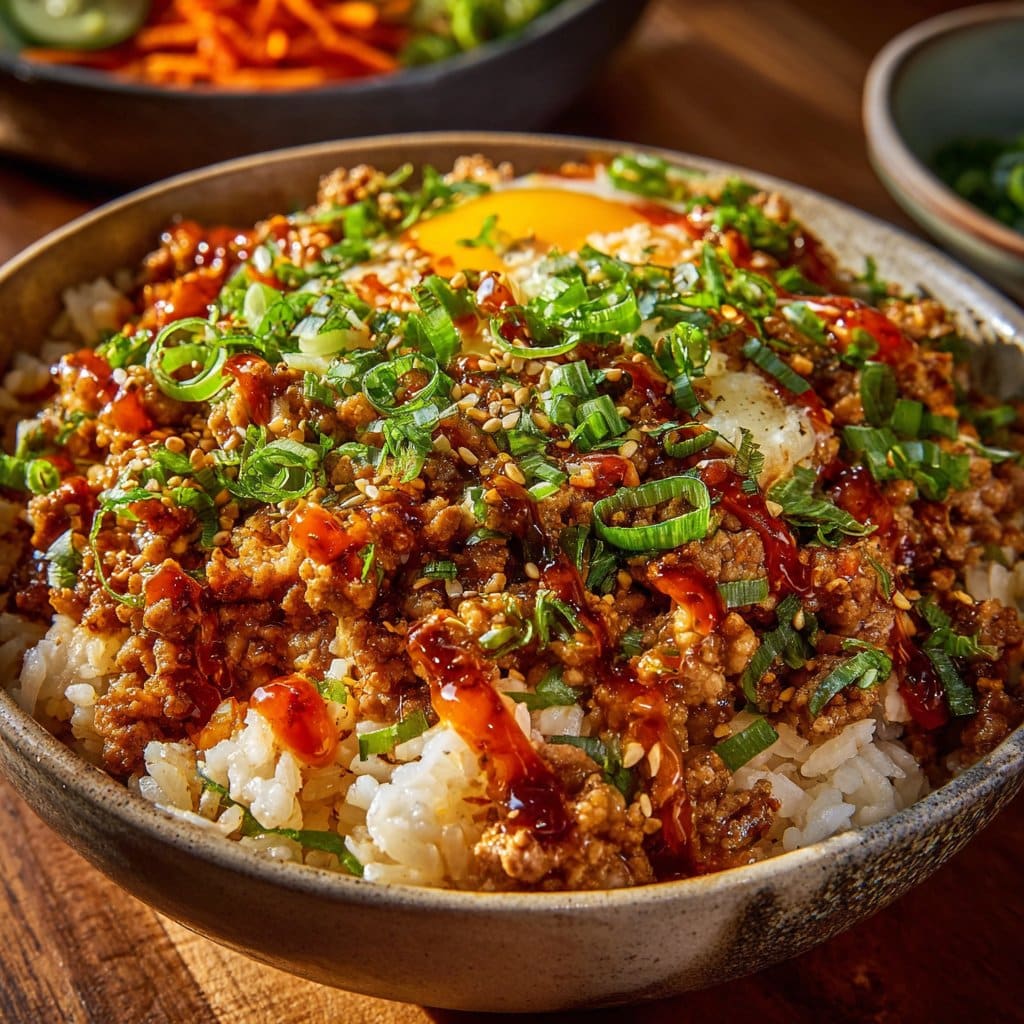 Bang Bang Ground Turkey Rice Bowls