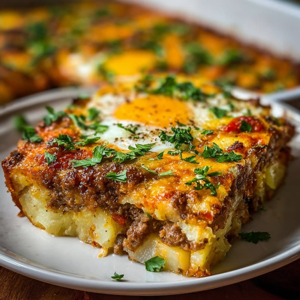 Chorizo Potato Egg Casserole