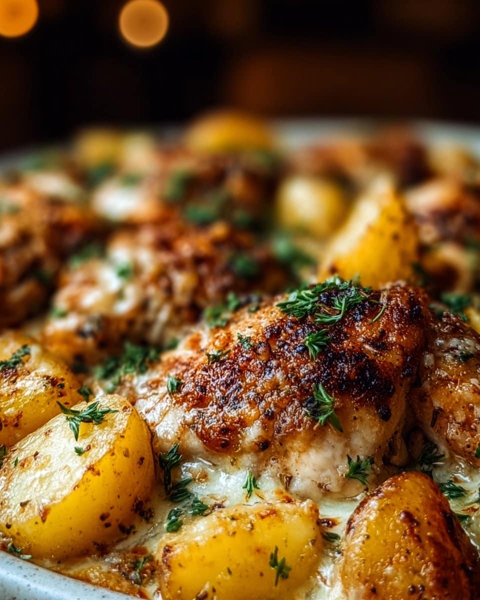 Garlic Parmesan Chicken and Potatoes