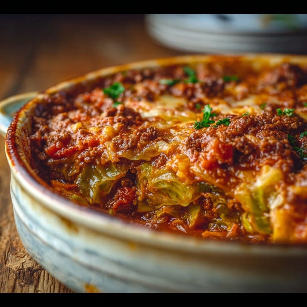 Low Carb Unstuffed Cabbage Casserole Recipe