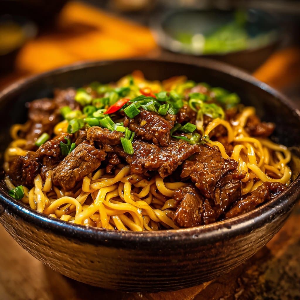 Hoisin Beef Noodles