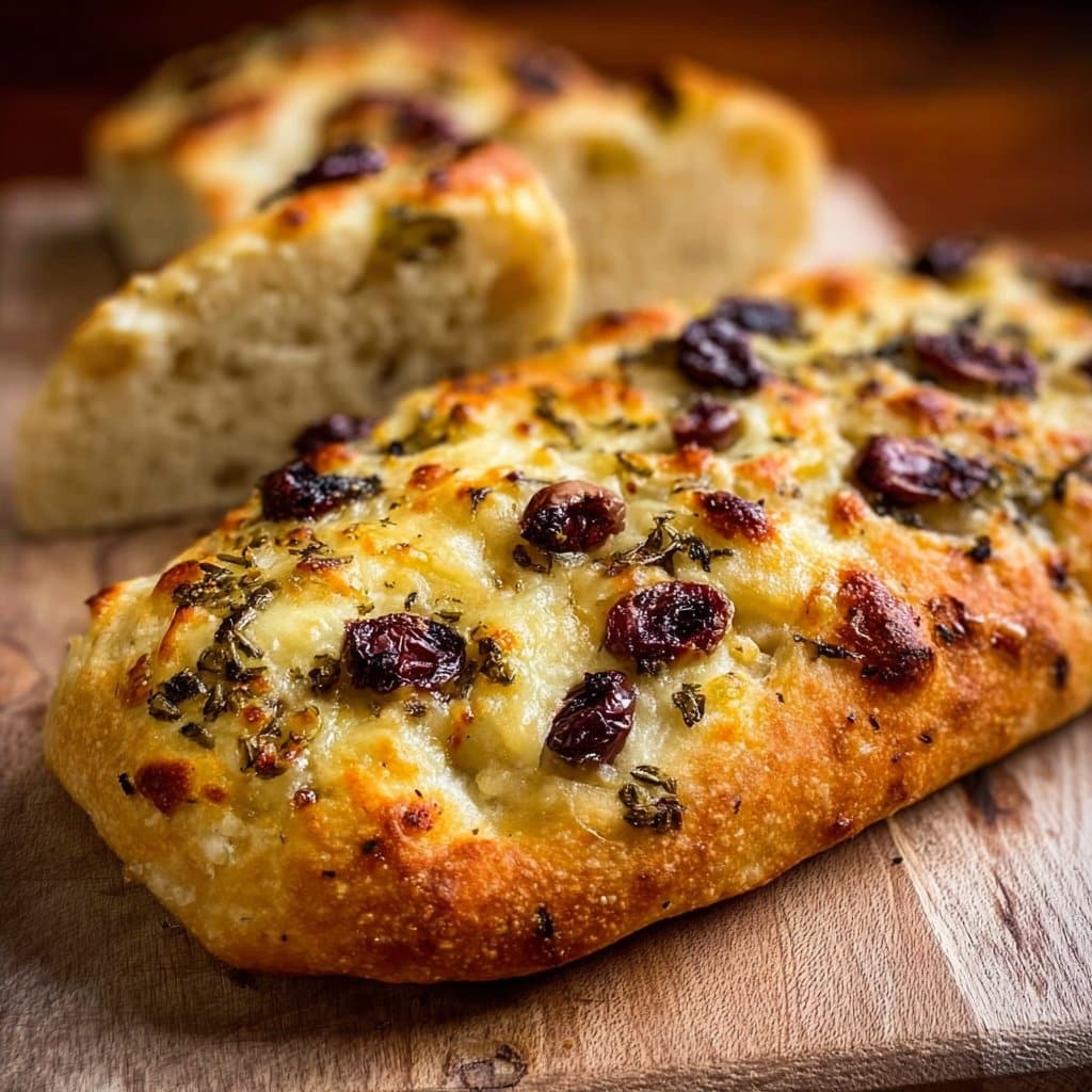 Cheesy Olive Bread