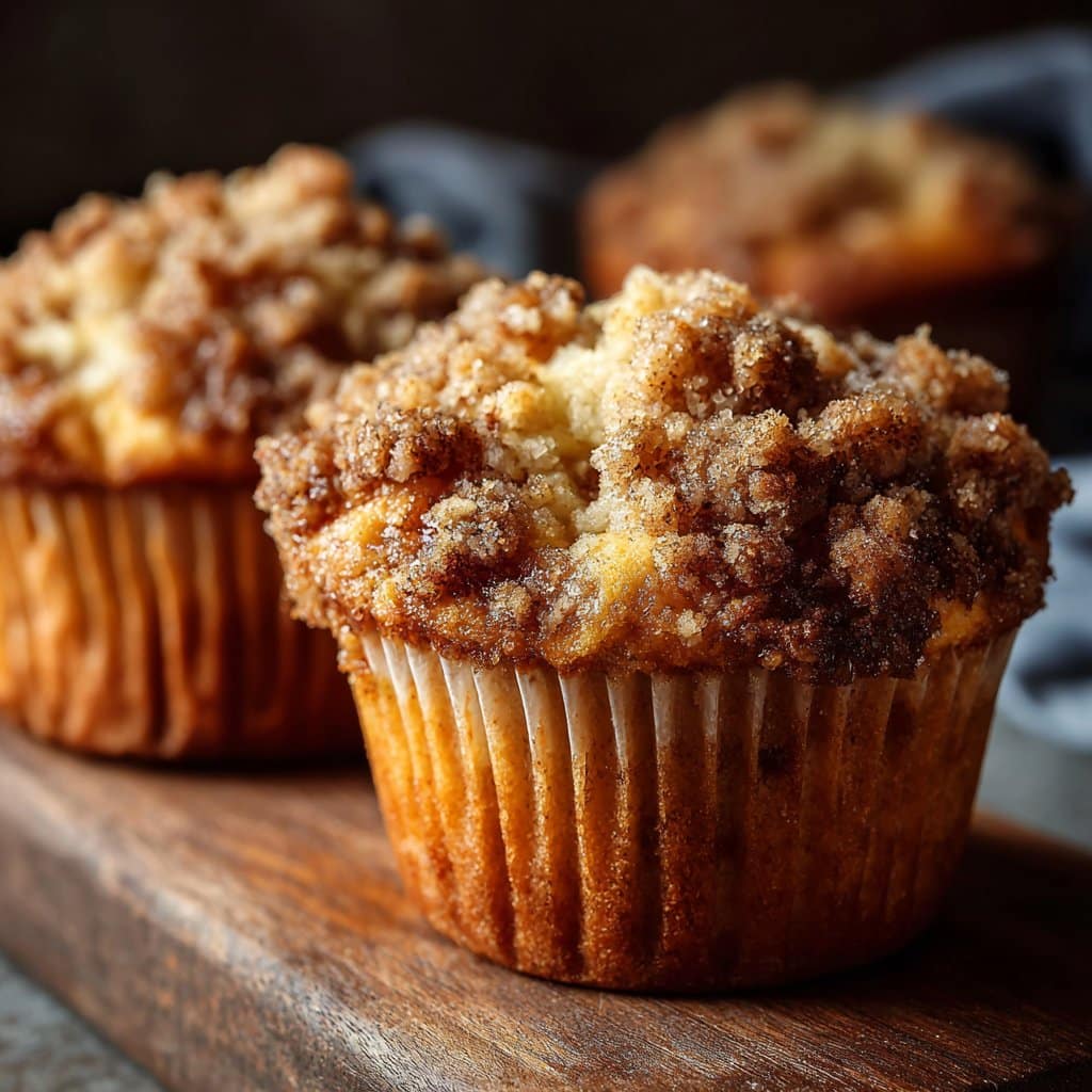 Moist Banana Muffins with Sweet Streusel Topping