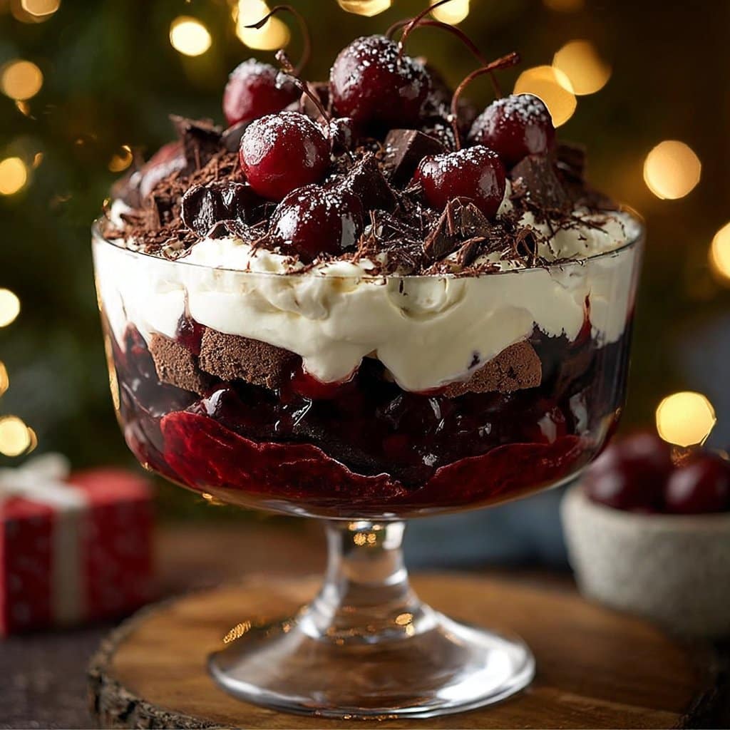 Festive Black Forest Trifle