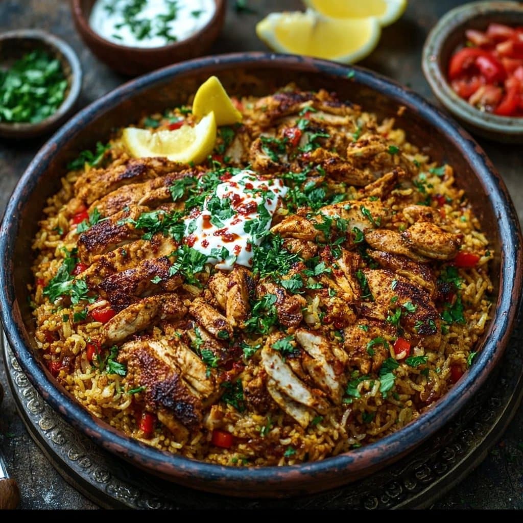 One Pot Chicken Shawarma Rice