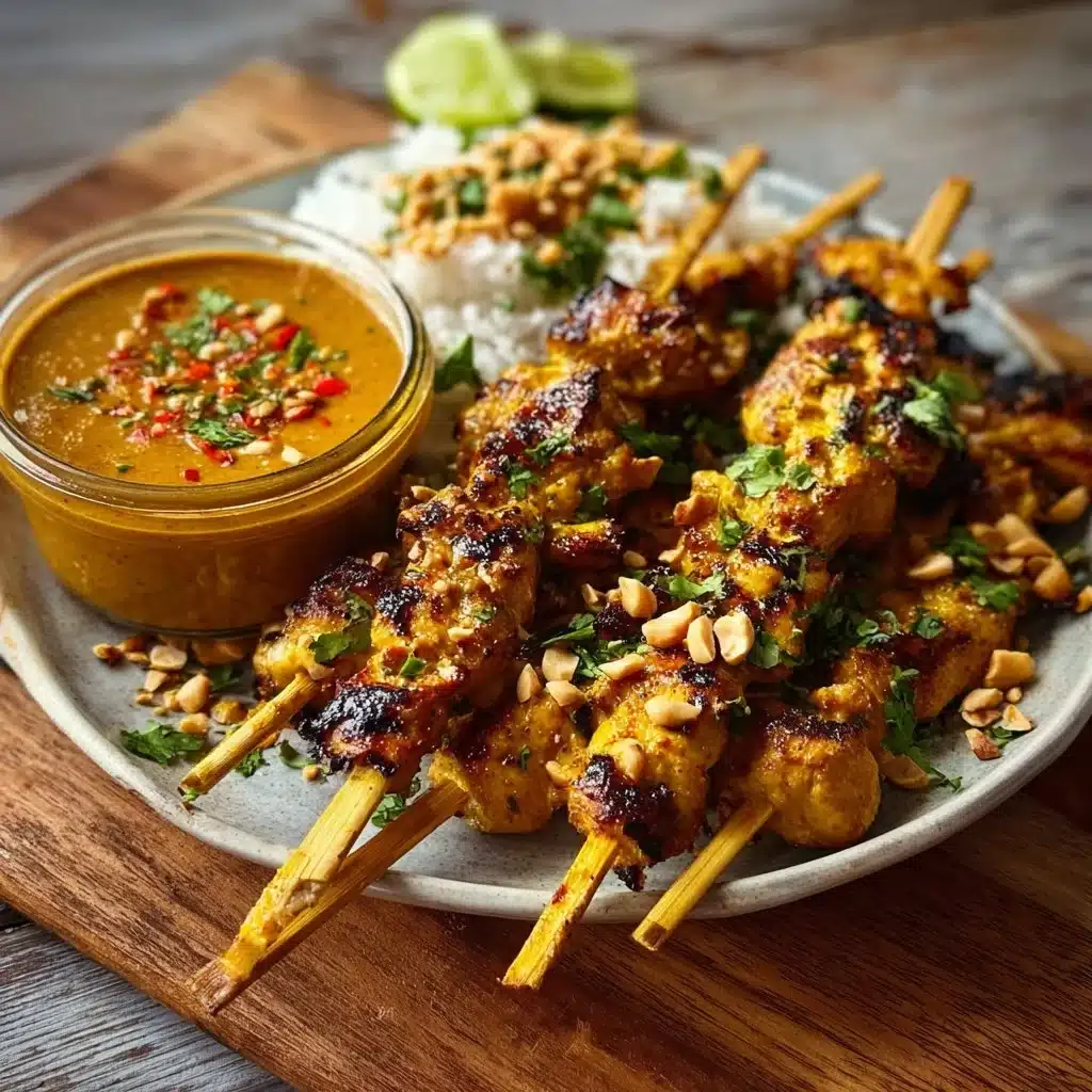 Thai Chicken Satay & Peanut Sauce