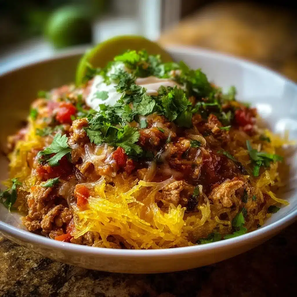Turkey Enchilada Spaghetti Squash